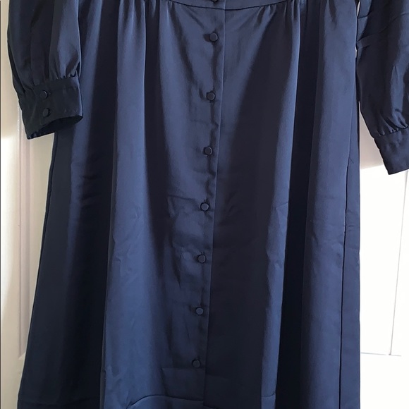J Crew Button-front A-line Midi Dress Long Sleeve - Picture 6 of 8